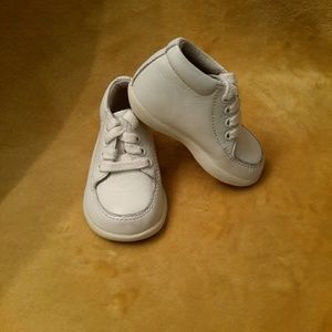 Stride Rite Leather Hi-tops (White)